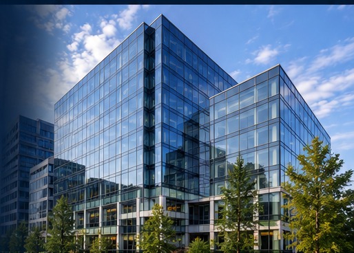 Modern commercial office building